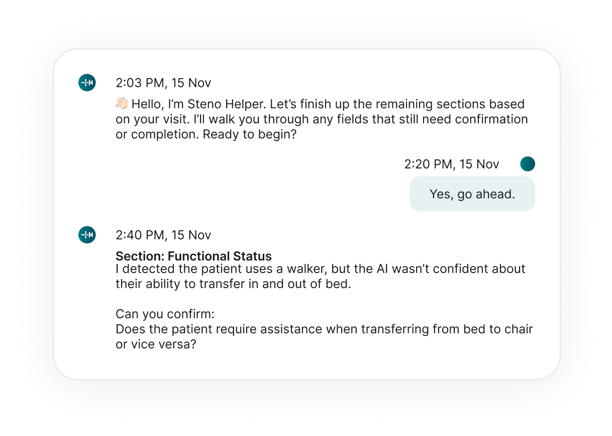 Post-Visit Flexibility interface screenshot
